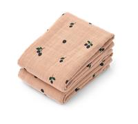 Liewood Lewis muslin blanket 2-pack 65x65 cm Mini Berry-Pale Tuscany