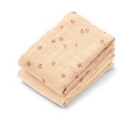 Liewood Lewis muslin blanket 2-pack 65x65 cm Mini butterfly-apple blossom mix