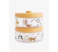 Liewood Liewood Dominique Plastic Set Of Two Food Boxes 13cm Around The World / Sandy 1Size