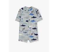 Liewood Liewood Max Shark-Print Swim Jumpsuit 3 Months-3 Years Shark / Dove Blue 2 Years