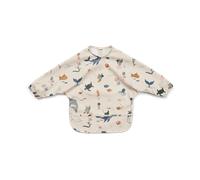 Sleeved bib Merle - LIEWOOD white