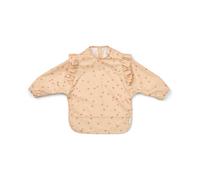 Liewood Merle ruffle bib with sleeves Mini Butterfly-apple blossom