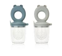 Liewood Miranda tasting button 2 pieces Whale blue-Dove blue