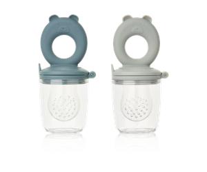 Liewood Miranda tasting button 2 pieces Whale blue-Dove blue