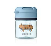 Liewood Pavia mug with straw 28 un-beach blue