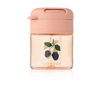Liewood Pavia mug with straw Berry-Pale Tuscany, 28 cl