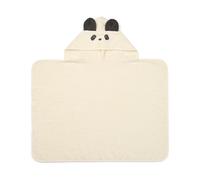 Liewood Vilas Panda hooded towel Crème de la crème