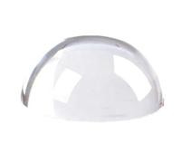 LIFABOLA Clear Glass Quartz Crystal Half Sphere Large Diameter 30mm, Natural Crystal Mineral Half Ball for Home Decor 1pc