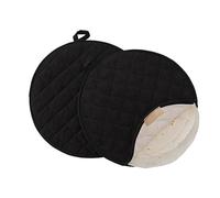 Lifaith Tortilla Warmer,Tortilla Server,Pancake Keeper,Size 12”&10” High Density Fabric Keep Warm,Bag to Keep Food Warm (Black, 12 inch)