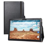 LIFANG Compatible with Alcatel 3T 10 8094X 4G Case,Slim Folio Folding Stand PU Leather Cover for 10" Alcatel 3T 10 8094X 4G Tablet(Not fit Alcatel 3t 10 8088x),Black