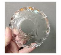 LiFBeauTiFul 2Pcs Glass Dia100mm Crystal Lamp Flower Bowl, Bobeches, Candle Holder, Wedding Decoration, Chandelier Tray, Light Accessories home