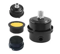 LifCratms 1 Pcs Air Compressor Silencer, 1/4" Thread Air Compressor Intake Filter Silencer, 12.5mm Metal Sound Muffler Replacement Parts