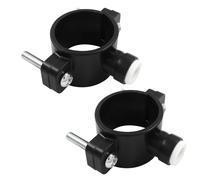 LifCratms 2Pcs Drain Saddle Valves, 3/8" Plastic Quick Connect Water Filters Valve Clamp Hose Pipe Adapter for Under Sink Reverse Osmosis System