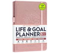 Life and Goal Planner - Undated Daily, Weekly & Monthly Planner for Passion, Organizer, Increase Productivity, Purpose, Success & Happiness, Journal, Agenda, To Do List, Business Planner, Notes,