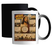 Life and Teachings of Jesus Christ Ceramic Magic Mug White