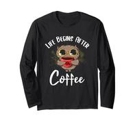 Life Begins After Coffee. Life Starts After Coffee Long Sleeve T-Shirt