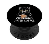 Life Begins After Coffee PopSockets Adhesive PopGrip