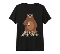 Life Begins After Coffee Premium T-Shirt