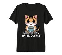 Life Begins After Coffee Premium T-Shirt