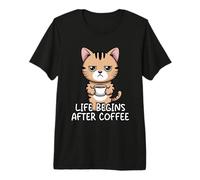 Life Begins After Coffee Premium T-Shirt