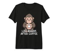 Life Begins After Coffee Premium T-Shirt