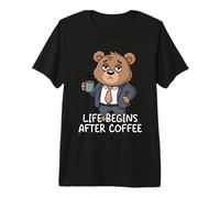 Life Begins After Coffee Premium T-Shirt
