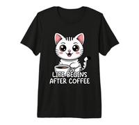 Life Begins After Coffee Premium T-Shirt