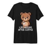 Life Begins After Coffee Premium T-Shirt