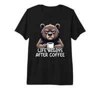 Life Begins After Coffee Premium T-Shirt