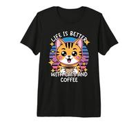 Life Begins After Coffee Premium T-Shirt