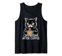 Life Begins After Coffee Tank Top