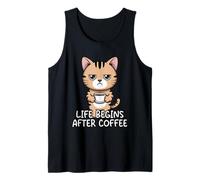 Life Begins After Coffee Tank Top
