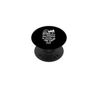 Life Begins Comfort Zone Motivational Quote Design PopSockets Adhesive PopGrip