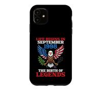 Life Begins In September 1998 The Birth Of Legends 28 Years Case for iPhone 11