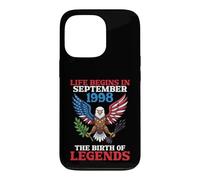 Life Begins In September 1998 The Birth Of Legends 28 Years Case for iPhone 13 Pro