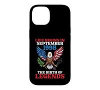 Life Begins In September 1998 The Birth Of Legends 28 Years Case for iPhone 14
