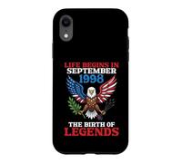 Life Begins In September 1998 The Birth Of Legends 28 Years Case for iPhone XR