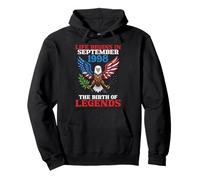 Life Begins In September 1998 The Birth Of Legends 28 Years Pullover Hoodie