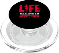 Life Begins In Zone 2 Training Sport Cardio Fitness Zone 2 PopSockets PopGrip for MagSafe