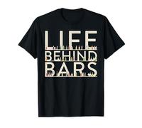 Life Behind Bars Bartender Barmaid Barman Barkeeper T-Shirt