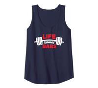 Life Behind Bars Funny Gym Weight Lifting Bodybuilding Tank Top