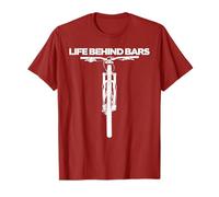 Life Behind Bars t-Shirt Funny MTB Mountain Bike Tee Shirt T-Shirt
