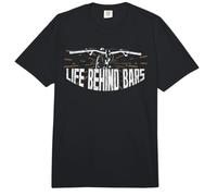 Life Behind Bars Tshirt Funny Life Behind Bars Bike Shirts Comfort Colors Adult Heavyweight T-Shirt