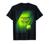 Life Behind Glass Cage is Calling Padel Player Paddle Tennis T-Shirt