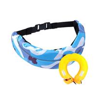 Life Belts for Paddleboarding,Manual Inflating Waist Belt - Adjustable Safety Accessories for Pool Swimming Snorkeling Fishing Kayaking Sailing Surfing
