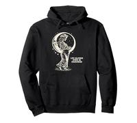 Life Blooms Even in Darkness Pregnant Skeleton Mom Pullover Hoodie