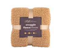 Life By Coloroll Natural Snuggle Fleece Throw 130cm x 180cm