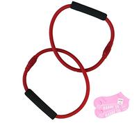 Life By Lexie Barre Red Double Tube Exercise Tubing Equipment for Pure Barre Workout