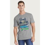 Life By The Sea Volkswagen T-Shirt Volkswagen Mid Grey M