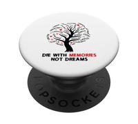 Life Canvas Die with Memories Not Dreams Inspirational Tree PopSockets Adhesive PopGrip
